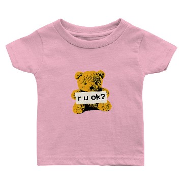Discover Official Yungblud Teddyyz r u ok Black Baseball Jerseys Baby T-shirts