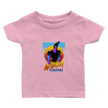 Discover Johnny Bravo - Whoa Mama! Outrun Style Graphic Baby T-shirts