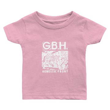 Discover GBH †††† Agnostic Front - Punks Not Dead - Baby T-shirts