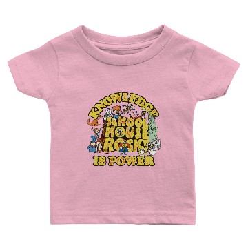 Discover Schoolhouse Rock Knowledge Is Power Logo Group Baby T-shirts