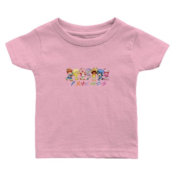 Discover Strawberry cartoon and friends Baby T-shirts, 80s cartoon Baby T-shirts, Retro 80s Baby T-shirts, Vintage nostalgia Baby T-shirts, y2k cartoon Baby T-shirts