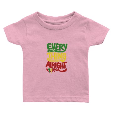 Discover Bob Marley- Three Little Birds Baby T-shirts