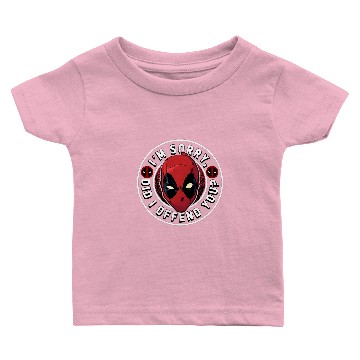 Discover Marvel Deadpool I'm Sorry Did I Offend You Pullover Baby T-shirts, Gift For Fan