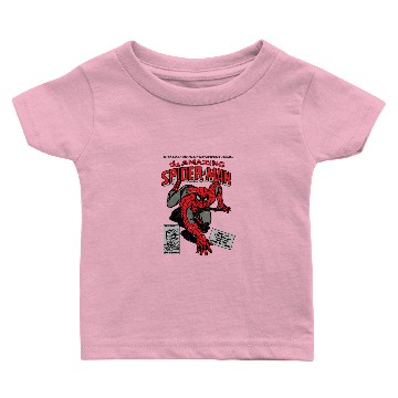 Discover Marvel Spider-Man Retro Comic Pullover Baby T-shirts, Gift For Fan