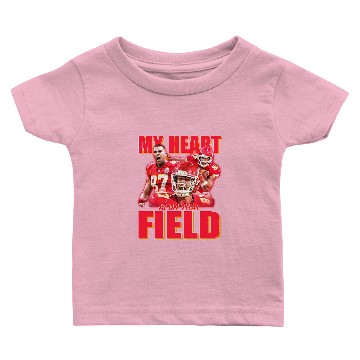 Discover Travis Kelce My Heart Is On That Field Pullover Baby T-shirts