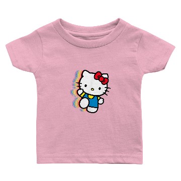 Discover Hello Kitty Rainbow Zip Baby T-shirts