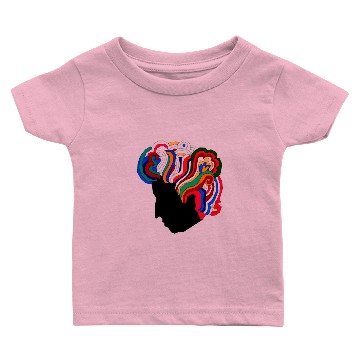 Discover Bob Dylan Rainbow Baseball Tees Baby T-shirts