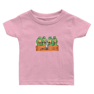Discover Funny Ninja Turtles Parody Baby T-shirts with Little Caesars