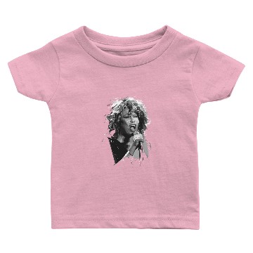 Discover Turner B/W - Tina Turner - Baby T-shirts