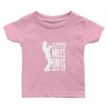 Discover Miles Davis Jazz Music Zip Baby T-shirts