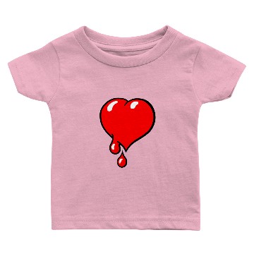 Discover Red Bleeding Heart liberal Baby T-shirts
