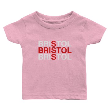 Discover BRISTOL Union Jack Flag Baby T-shirts