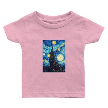 Discover The Starry Night Baby T-shirts