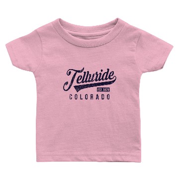 Discover Telluride Colorado Baby T-shirts