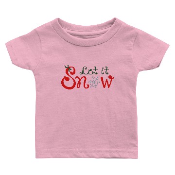 Discover let it snow typo Baby T-shirts