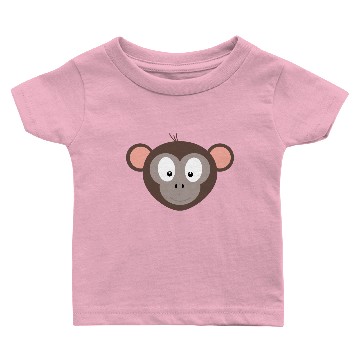 Discover Monkey Face Baby T-shirts