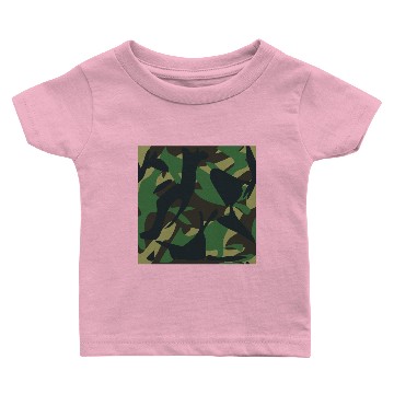 Discover Woodland camouflage Baby T-shirts