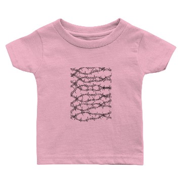 Discover barbed wire Baby T-shirts