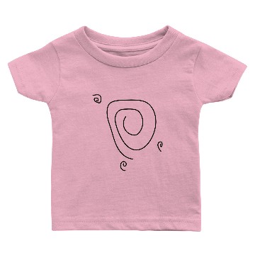 Discover Light Blue Twirl Baby T-shirts