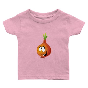 Discover Orange onion smiling Baby T-shirts