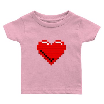 Discover 8-bit Heart Baby T-shirts