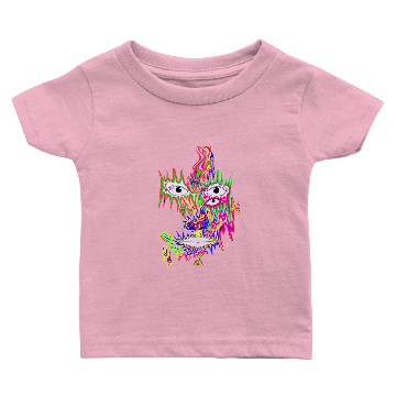 Discover psychedelic face Baby T-shirts