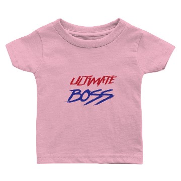 Discover Ultimate Frisbee Baby T-shirts: Ultimate Boss - Light