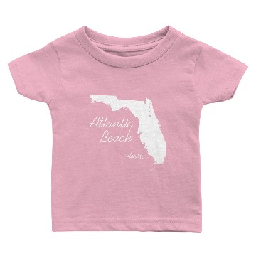 Discover Atlantic Beach, Florida - FL, White Baby T-shirts