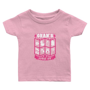 Discover Grans Summer Camp Baby T-shirts
