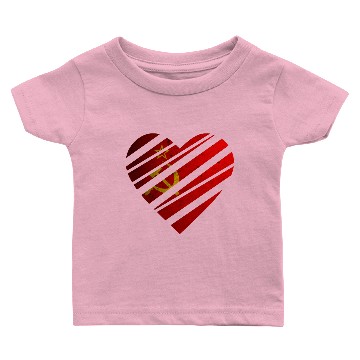 Discover Soviet Union Heart Baby T-shirts