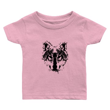 Discover Wolf Face Baby T-shirts