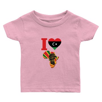 Discover Libya Black Power Baby T-shirts