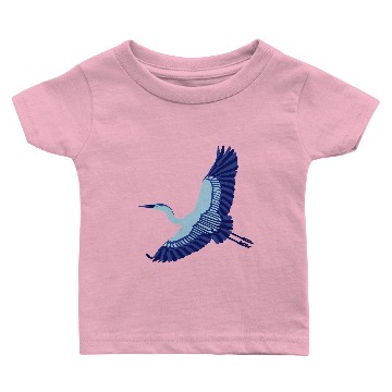 Discover A Beautiful Blue Heron Baby T-shirts