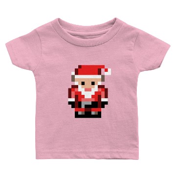 Discover Santa 8 bit Baby T-shirts