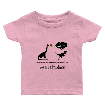 Discover MISTLETOE FUNNY X'MAS Baby T-shirts