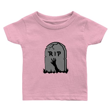Discover Cool Zombie Gravestone Baby T-shirts