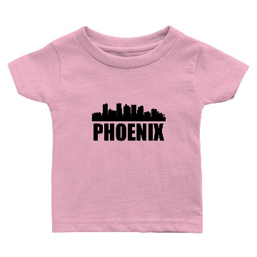 Discover Phoenix AZ Skyline Baby T-shirts