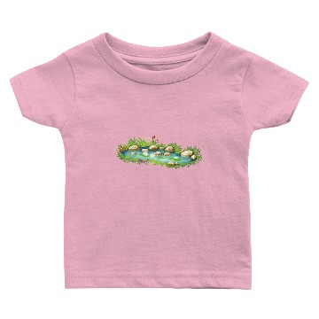 Discover garden pond pool plants Baby T-shirts