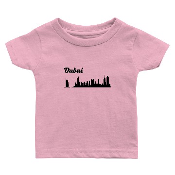 Discover Dubai Skyline Baby T-shirts