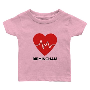 Discover Heart Birmingham Baby T-shirts