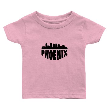 Discover Phoenix AZ Cityscape Skyline Baby T-shirts