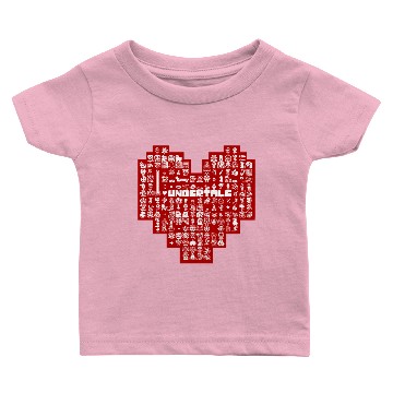 Discover Undertale Heart Character Baby T-shirts