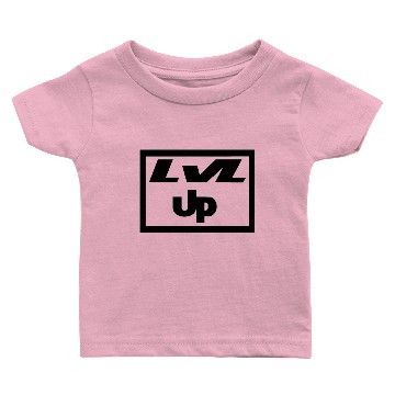 Discover LEVEL UP Black Baby T-shirts