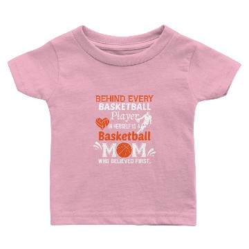 Discover Super Basketball Mom Baby T-shirts