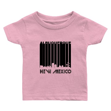 Discover Retro Albuquerque Skyline Baby T-shirts