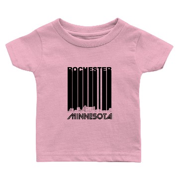 Discover Retro Rochester Minnesota Skyline Baby T-shirts