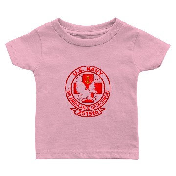 Discover 2515th US Navy Air Ambulance Detachment Throwback Baby T-shirts