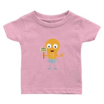 Discover light bulb free hugs happy Uggq6 Baby T-shirts