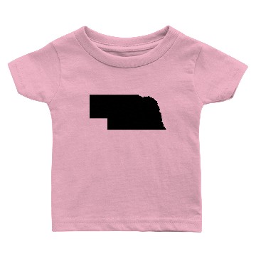 Discover Nebraska map Baby T-shirts