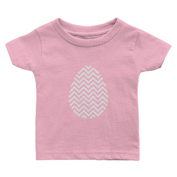 Discover Easter Egg Chevron White Baby T-shirts